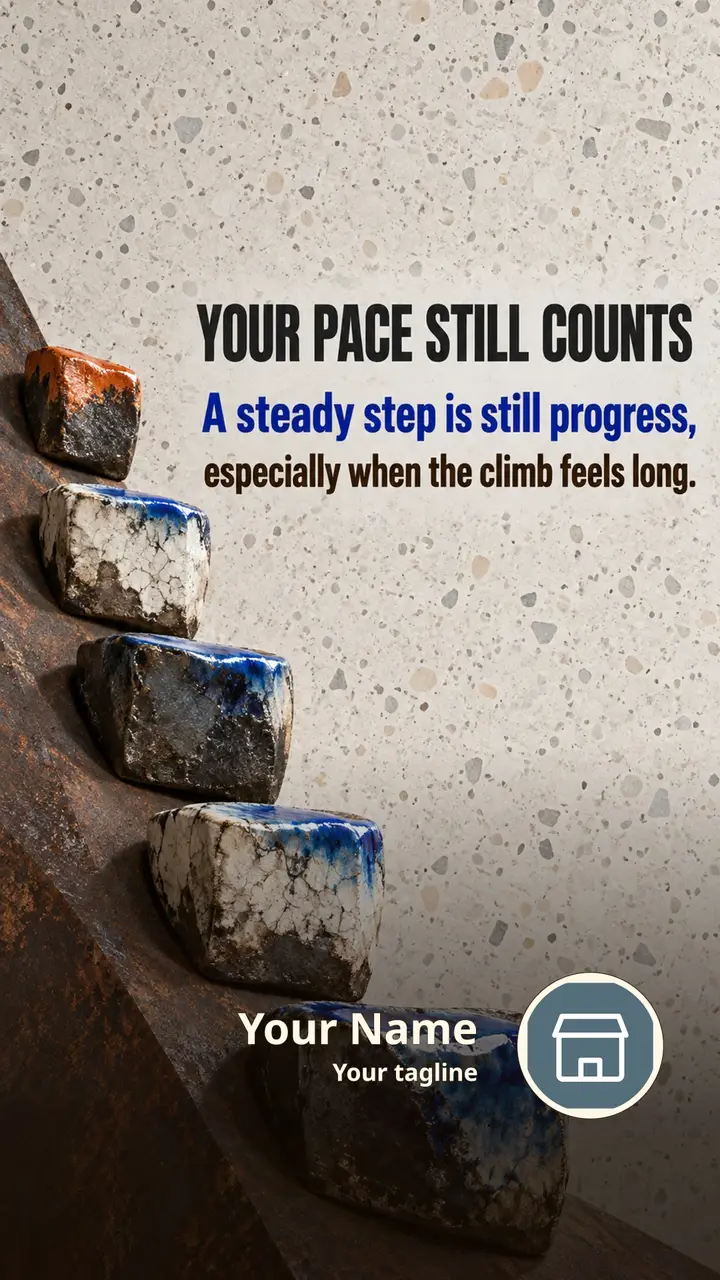 YOUR PACE STILL COUNTS - Motivational Image