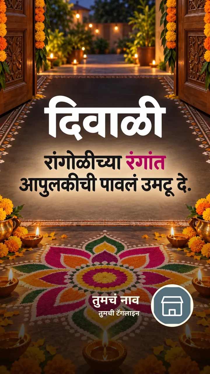 दिवाळी - Festival Image, फुलं, निसर्ग, दिवा