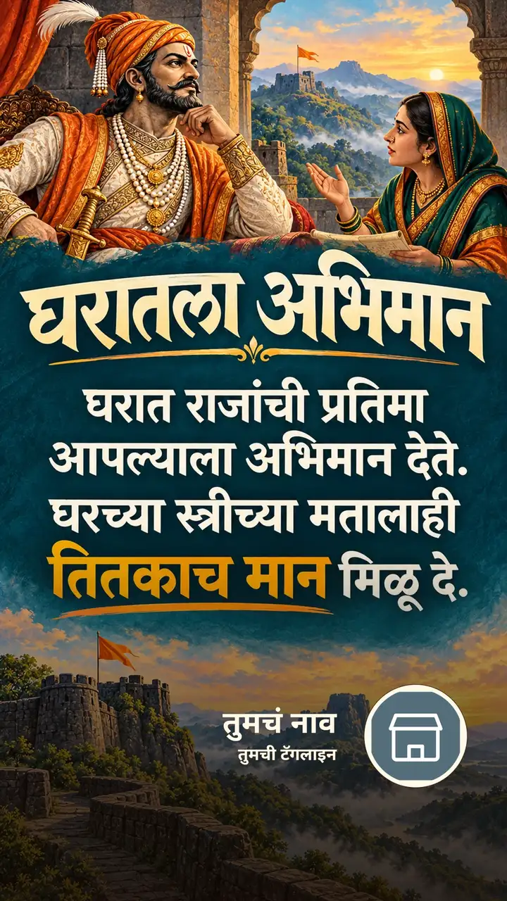 घरातला अभिमान - Motivation Image