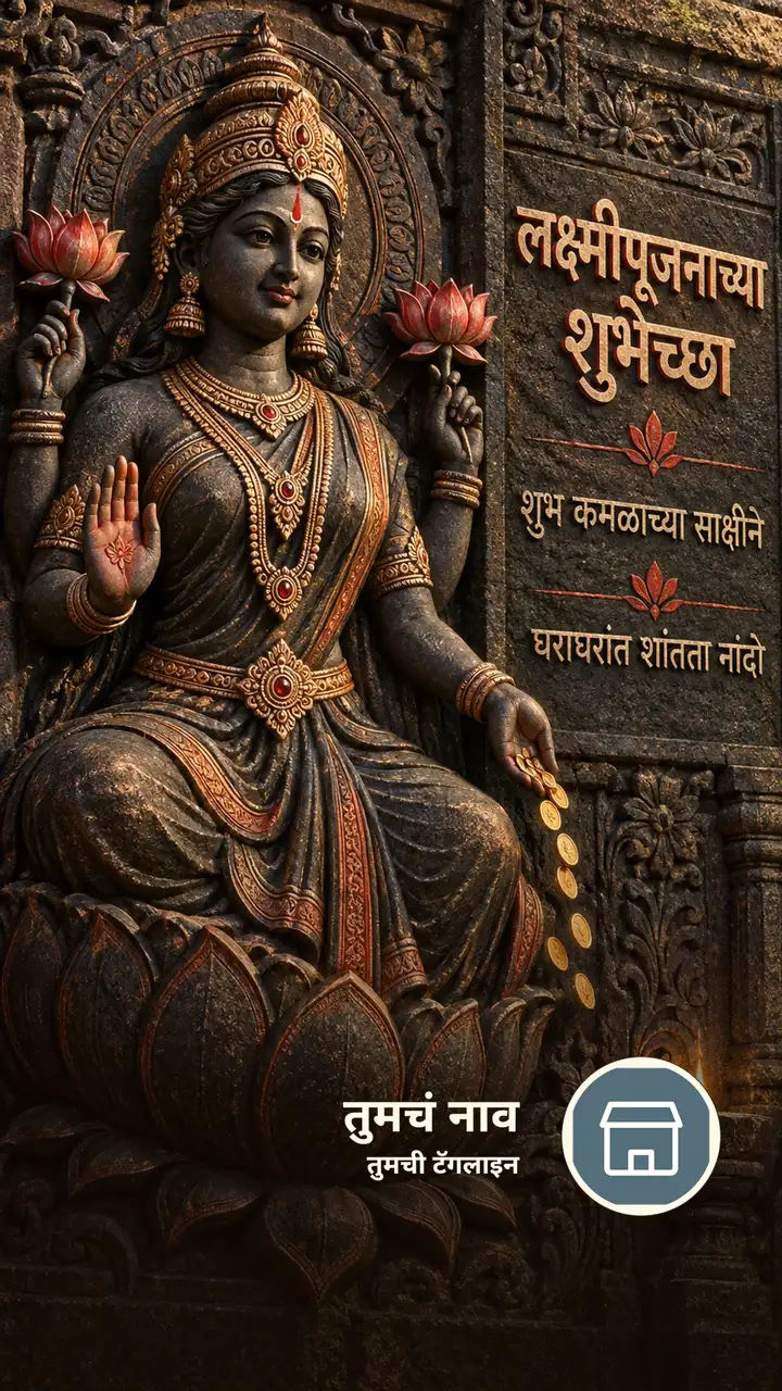 लक्ष्मीपूजनाच्या शुभेच्छा - शुभ कमळाच्या साक्षीने - Festival Image, कमळ, निसर्ग, दिवा, गाव, लक्ष्मी