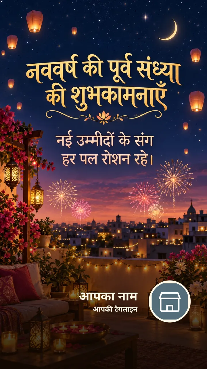 नववर्ष की पूर्व संध्या की शुभकामनाएँ - Festival Image, आसमान