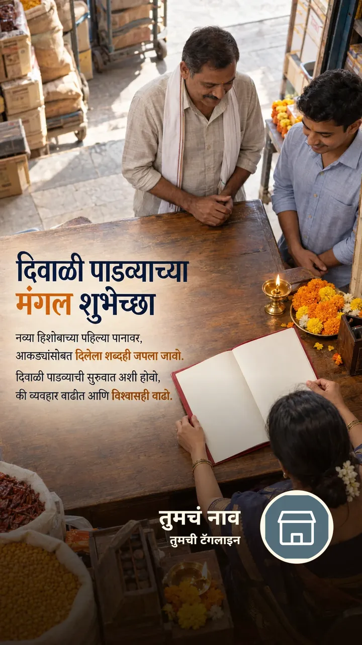दिवाळी पाडव्याच्या मंगल शुभेच्छा - Festival Image, फुलं, दिवा
