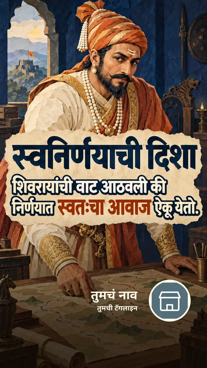 स्वनिर्णयाची दिशा - Motivation Image