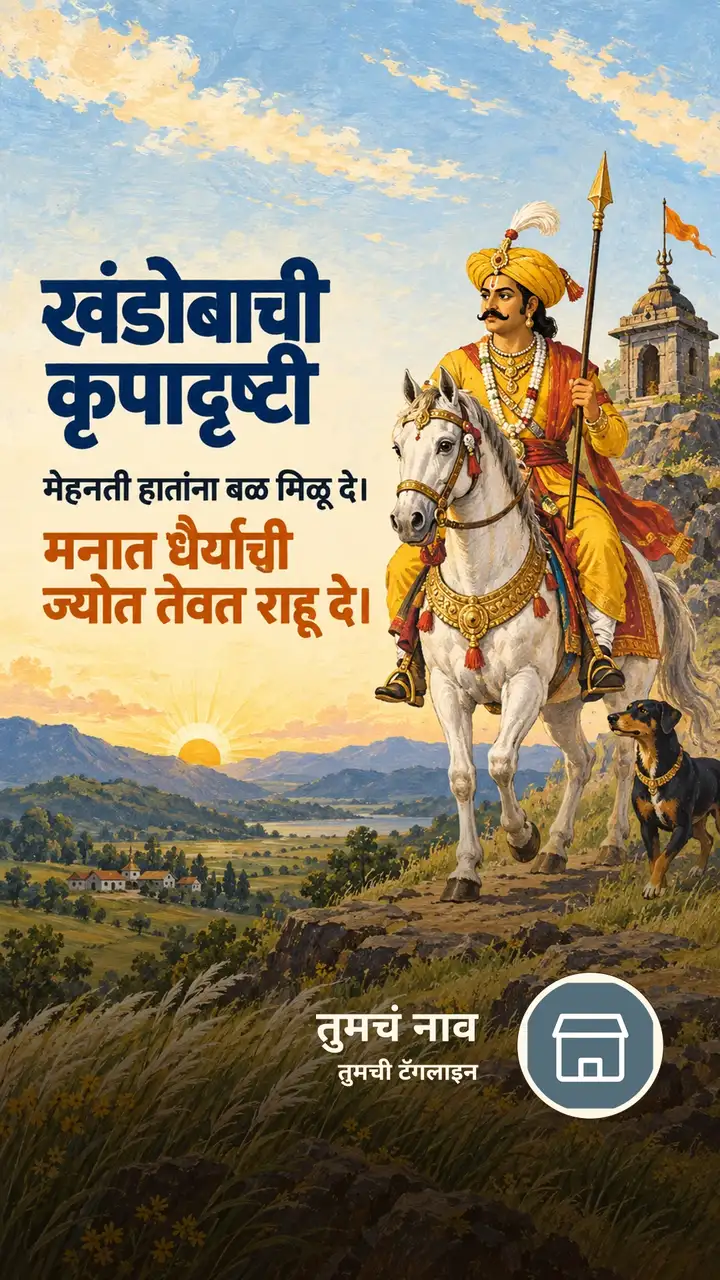 खंडोबाची कृपादृष्टी - Bhakti Image, डोंगर, खंडोबा