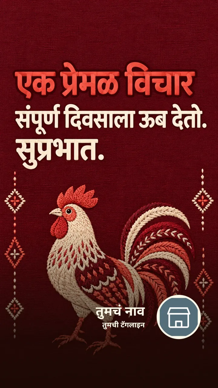 एक प्रेमळ विचार - Shubh Sakal Image, पक्षी