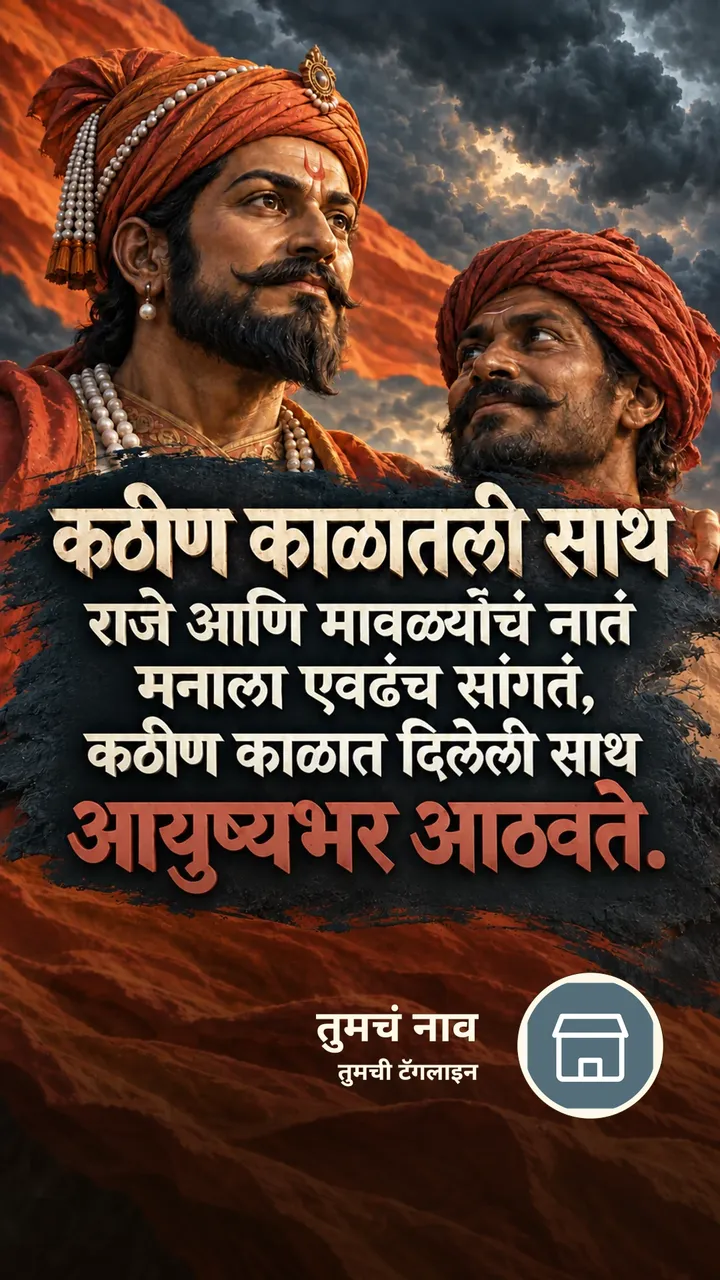 कठीण काळातली साथ - Motivation Image