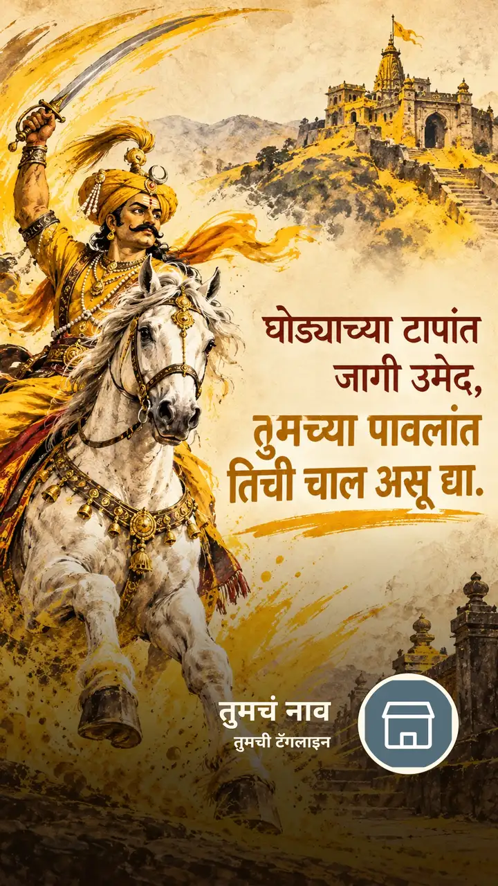 घोड्याच्या टापांत जागी उमेद, - Bhakti Image, खंडोबा