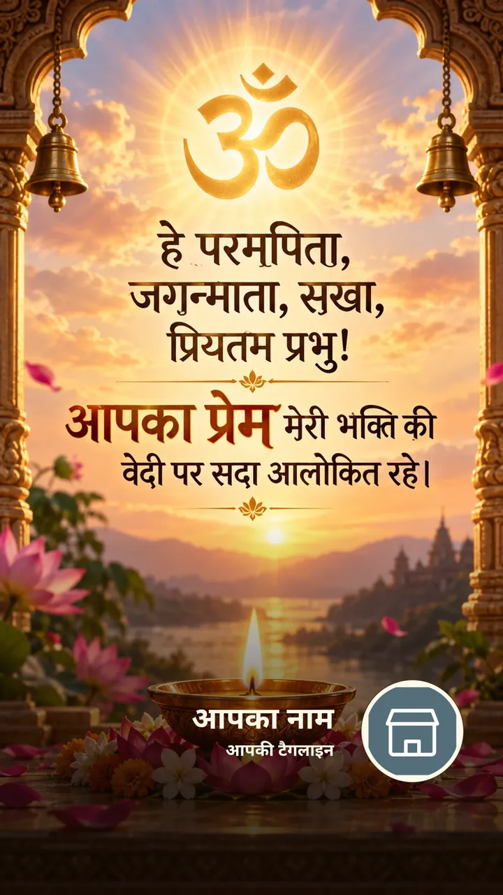 हे परमपिता, - Bhakti Image, दीया, ॐ