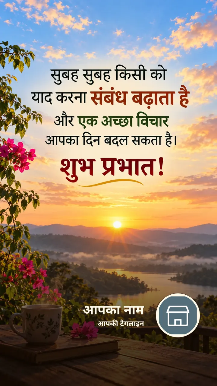 सुबह सुबह किसी को - Suprabhat Image, सूर्योदय, आसमान