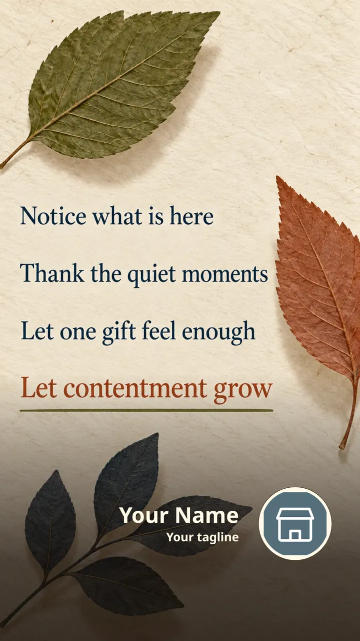 Notice what is here - Quote Image, Nature