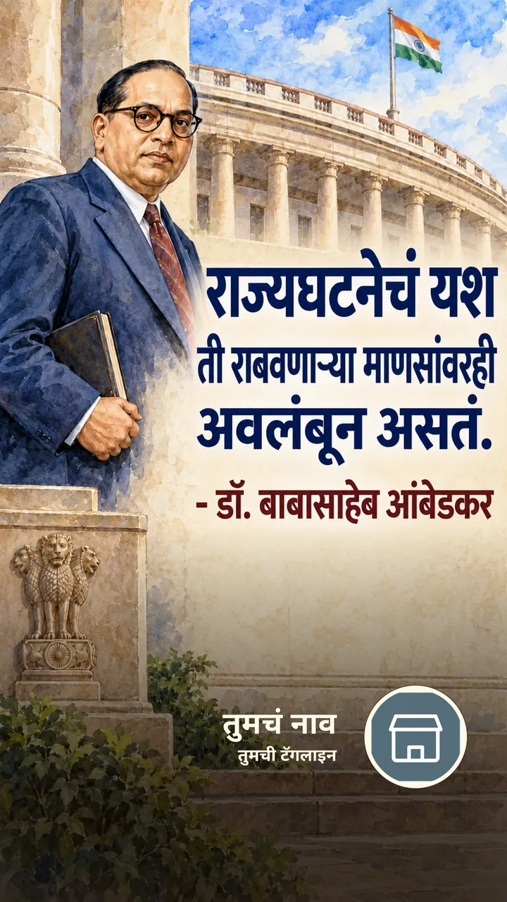 राज्यघटनेचं यश - Suvichar Image