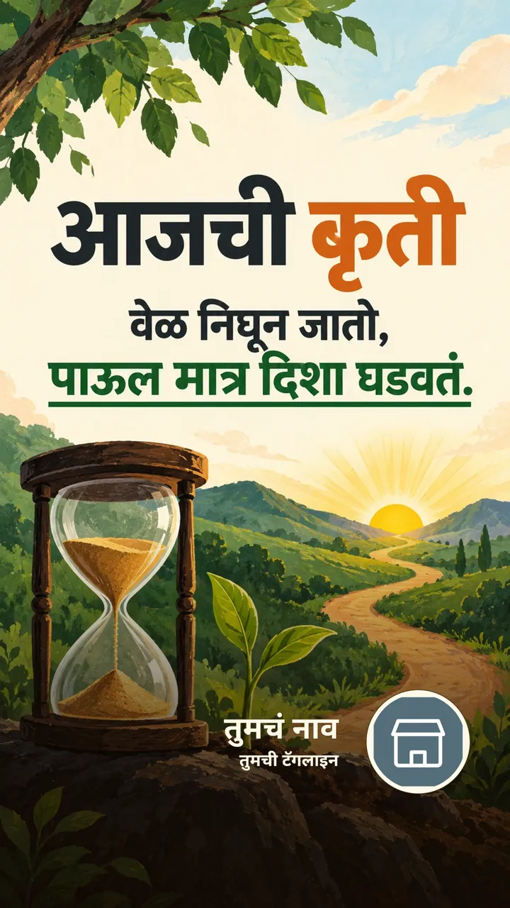 आजची कृती - Motivation Image, निसर्ग
