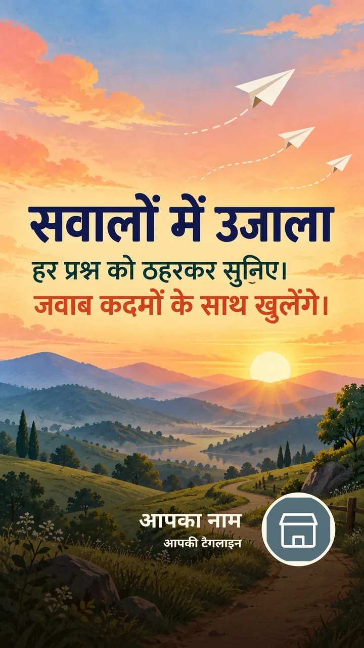 सवालों में उजाला - Suprabhat Image, सूर्योदय, प्रकृति, पहाड़