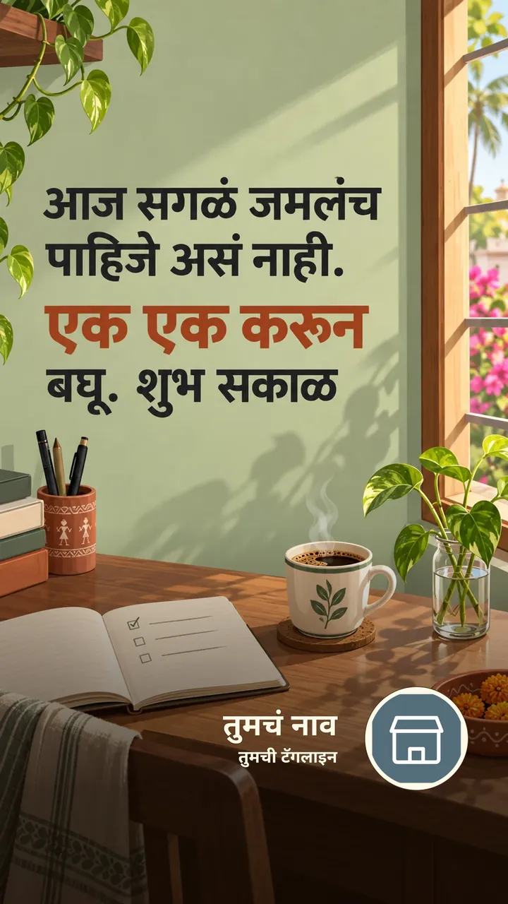 आज सगळं जमलंच पाहिजे असं नाही. - Shubh Sakal Image, निसर्ग, कॉफी