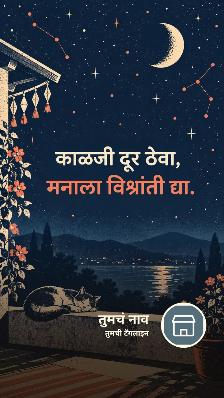 काळजी दूर ठेवा, - Shubh Ratri Image, चंद्र, चांदण्या
