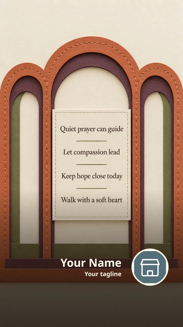 Quiet prayer can guide - Quote Image