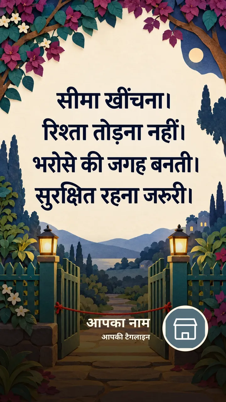सीमा खींचना। - Suvichar Image, फूल