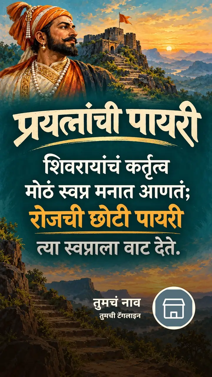 प्रयत्नांची पायरी - Motivation Image