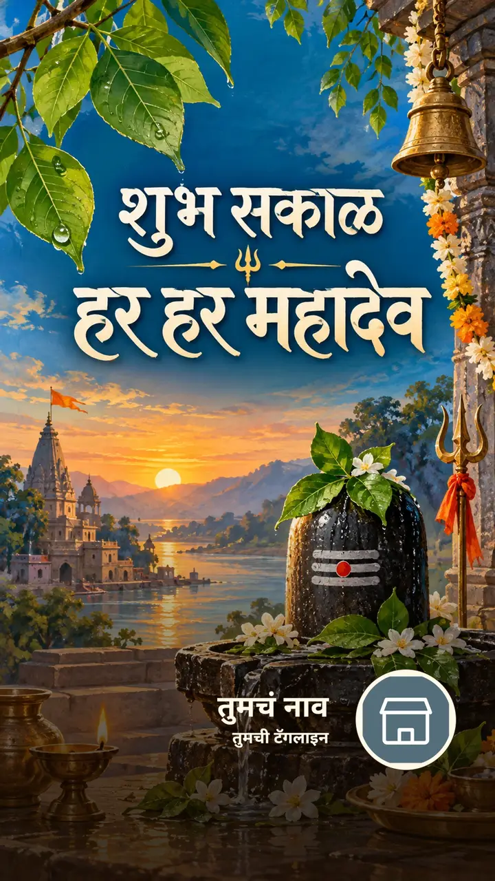 शुभ सकाळ हर हर महादेव - Shubh Sakal Image, निसर्ग, शिव