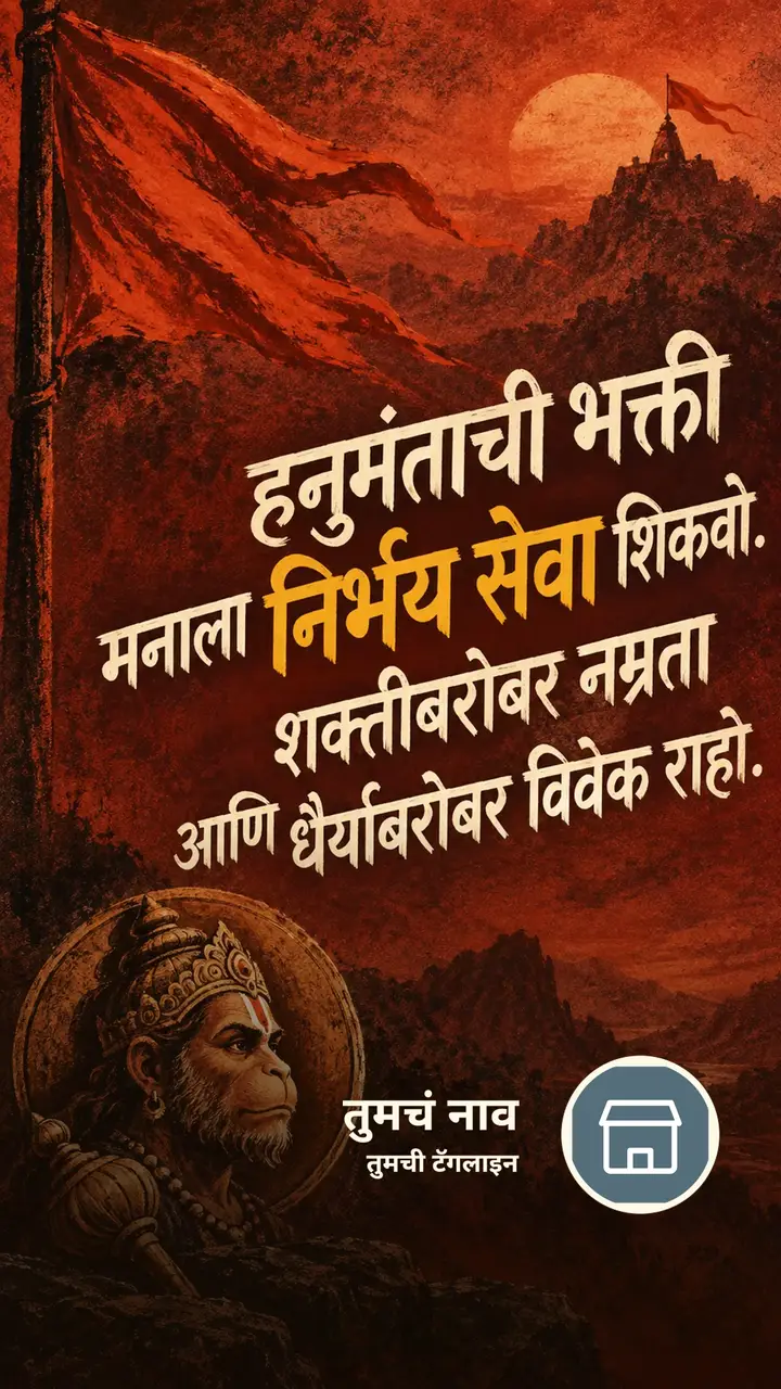हनुमंताची भक्ती - Bhakti Image, हनुमान