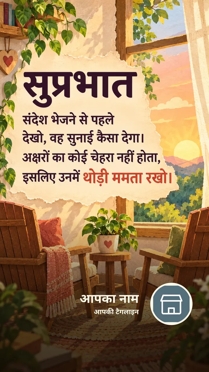 सुप्रभात - संदेश भेजने से पहले - Suprabhat Image, जोड़ा