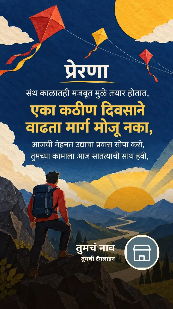 प्रेरणा - संथ काळातही मजबूत मुळे तयार होतात, - Motivation Image, निसर्ग, डोंगर