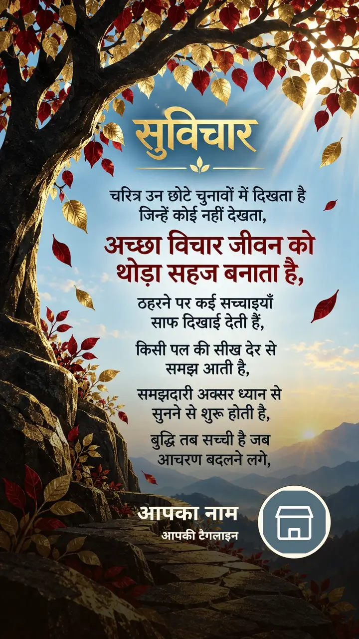 सुविचार - चरित्र उन छोटे चुनावों में दिखता है जिन्हें कोई नहीं देखता, - Suvichar Image, कमल, प्रकृति