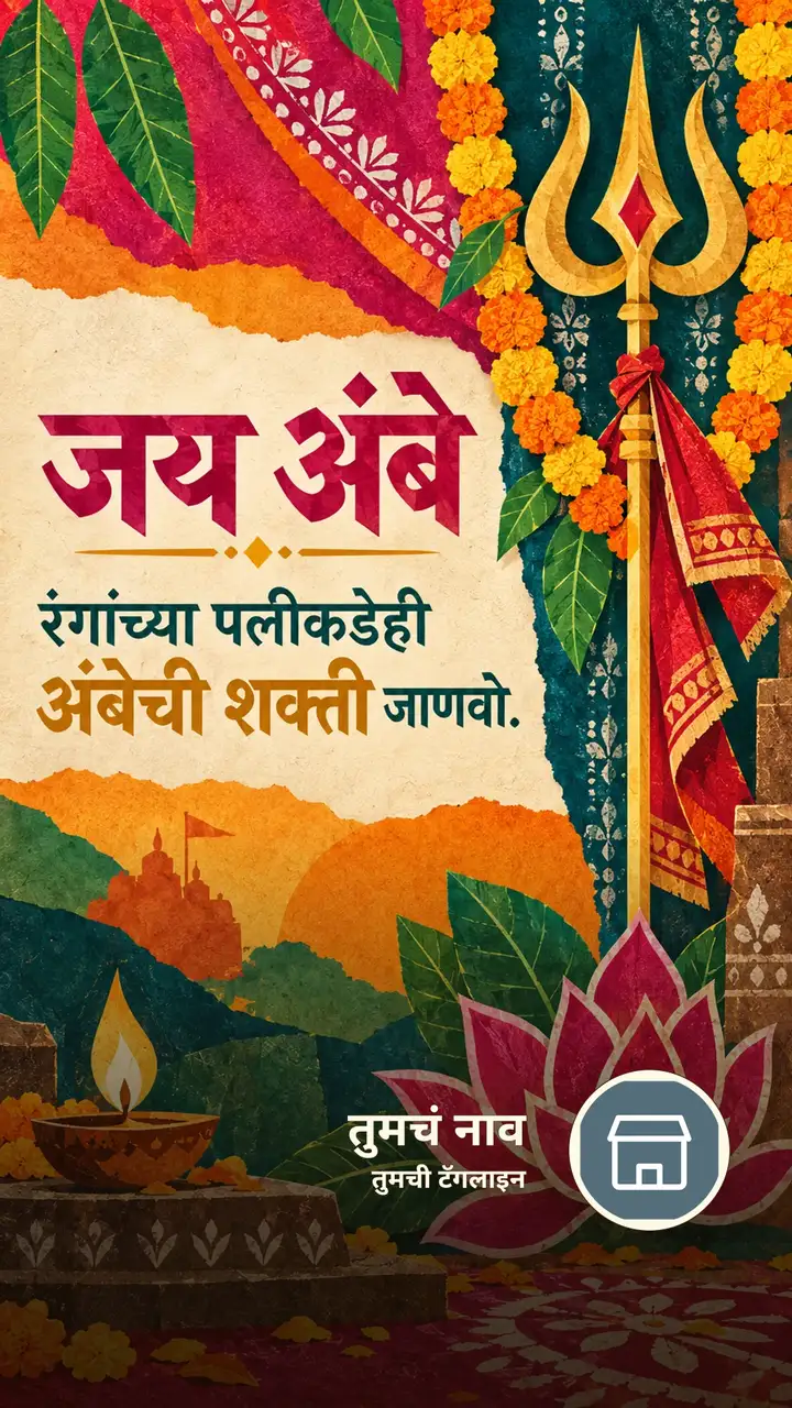 जय अंबे - रंगांच्या पलीकडेही - Festival Image, दुर्गा