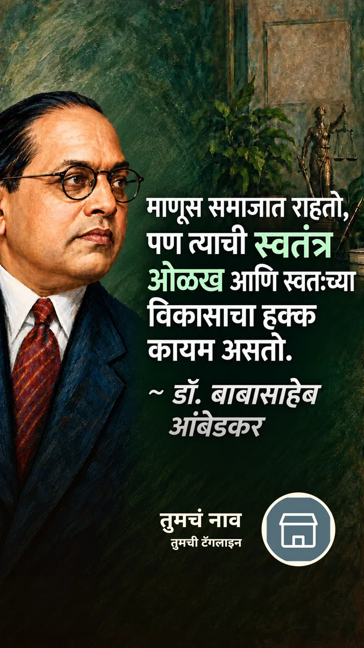 माणूस समाजात राहतो, - Suvichar Image