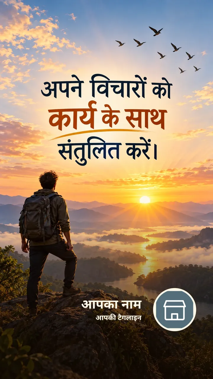 अपने विचारों को - Motivational Image, पक्षी