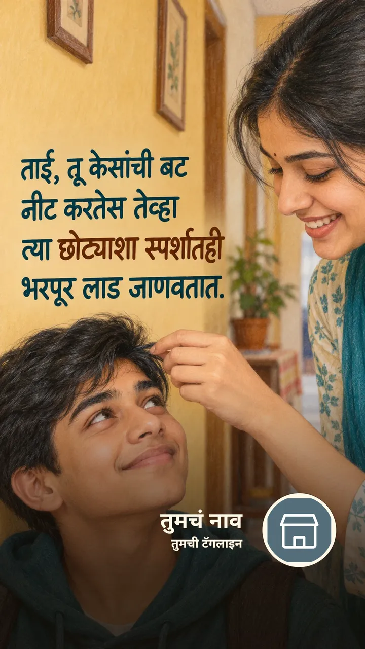 ताई, तू केसांची बट - नातीगोती Image, कुटुंब