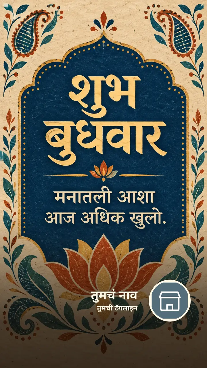 शुभ बुधवार - मनातली आशा आज अधिक खुलो. - दिवसभराच्या शुभेच्छा Image, फुलं, निसर्ग