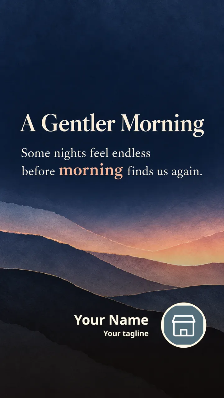 A Gentler Morning - Quote Image