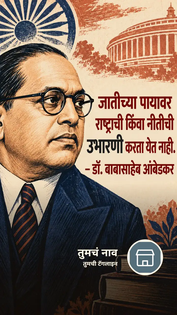 जातीच्या पायावर - Suvichar Image