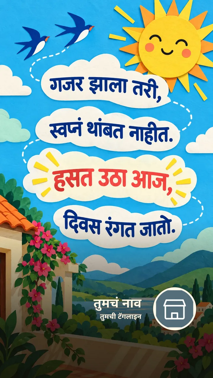 गजर झाला तरी, - Shubh Sakal Image, आकाश, पक्षी