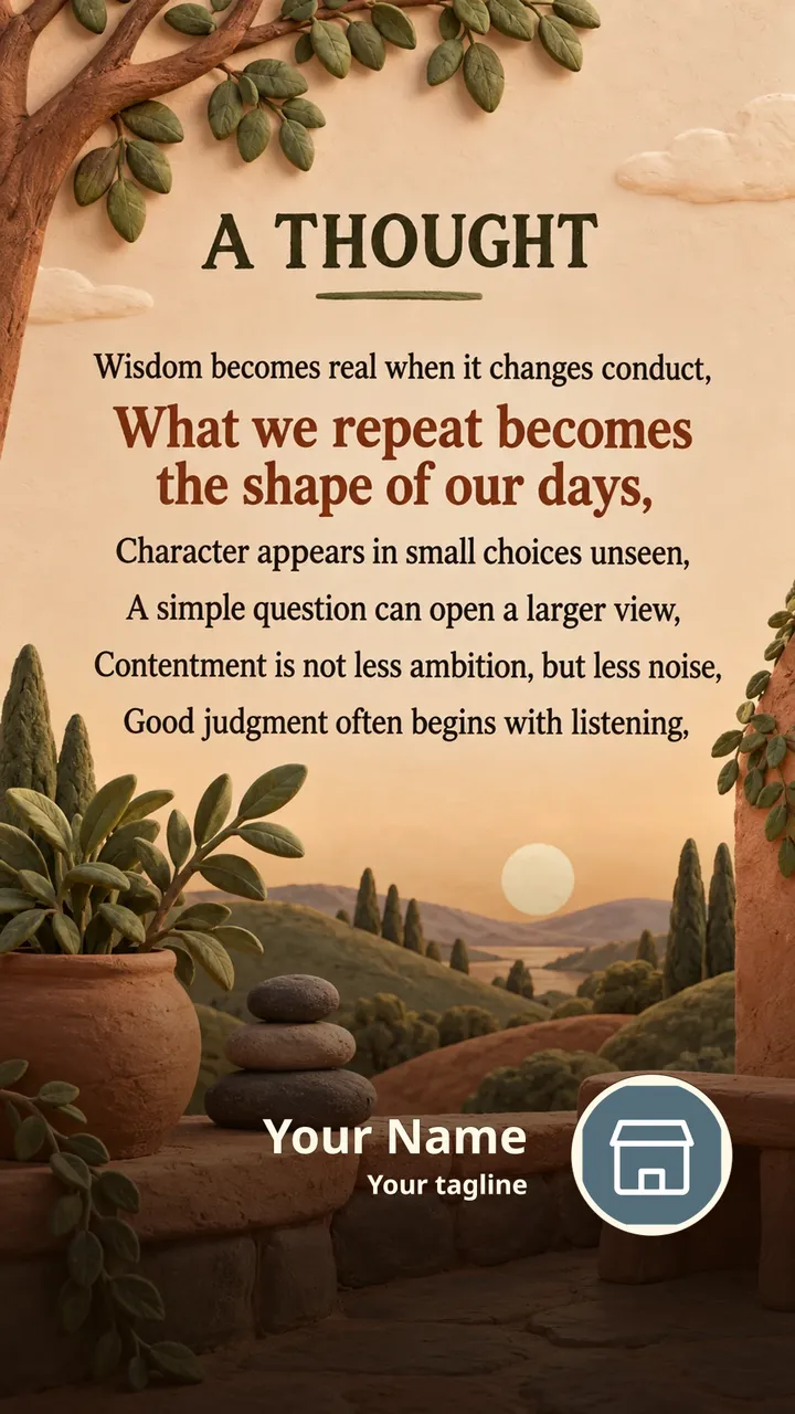 A THOUGHT - Wisdom becomes real when it changes conduct, - Quote Image, Lotus, Nature