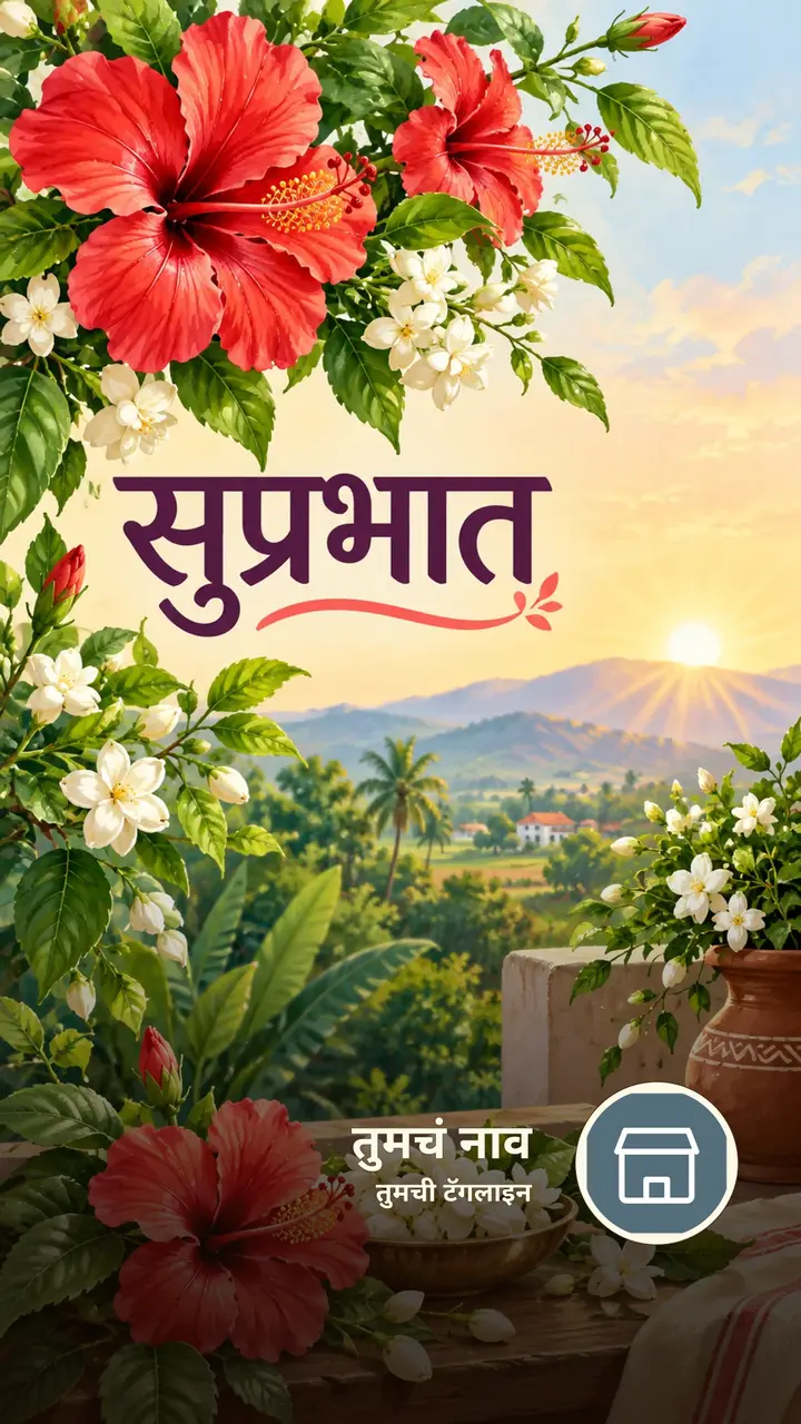 सुप्रभात - Shubh Sakal Image, फुलं, निसर्ग