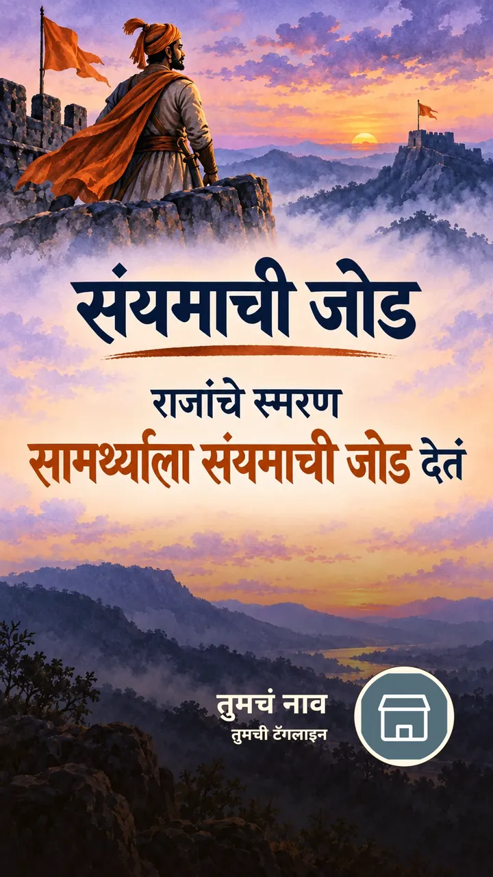 संयमाची जोड - Motivation Image