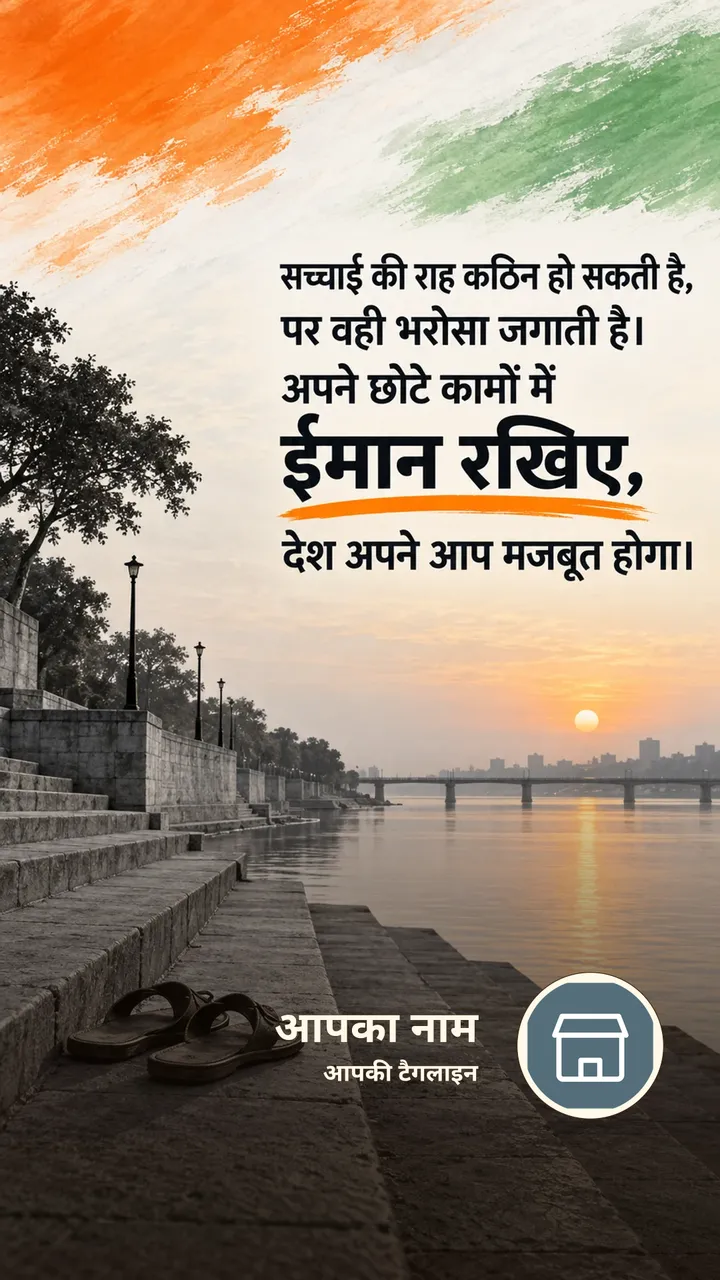 सच्चाई की राह कठिन हो सकती है, - Festival Image, नदी
