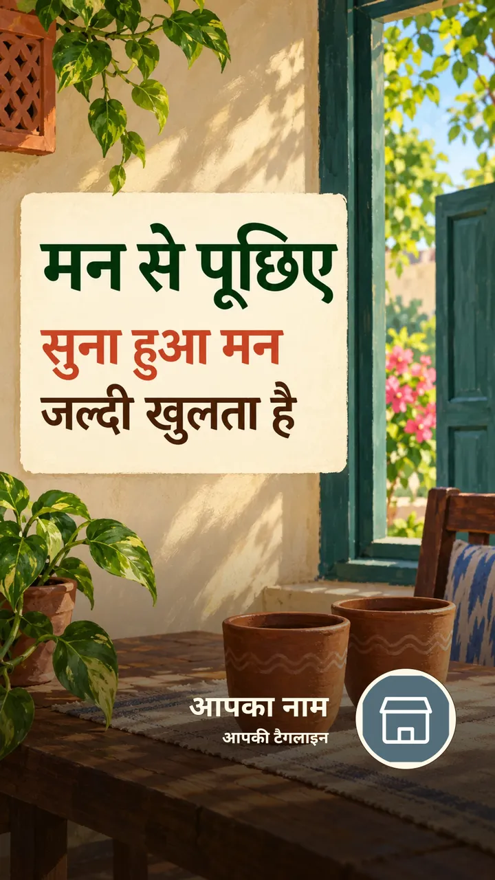मन से पूछिए - Suvichar Image, प्रकृति, नदी