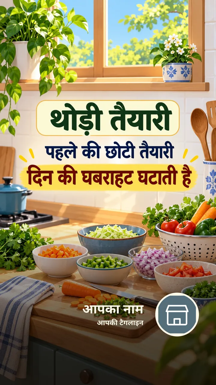 थोड़ी तैयारी - Suvichar Image, प्रकृति