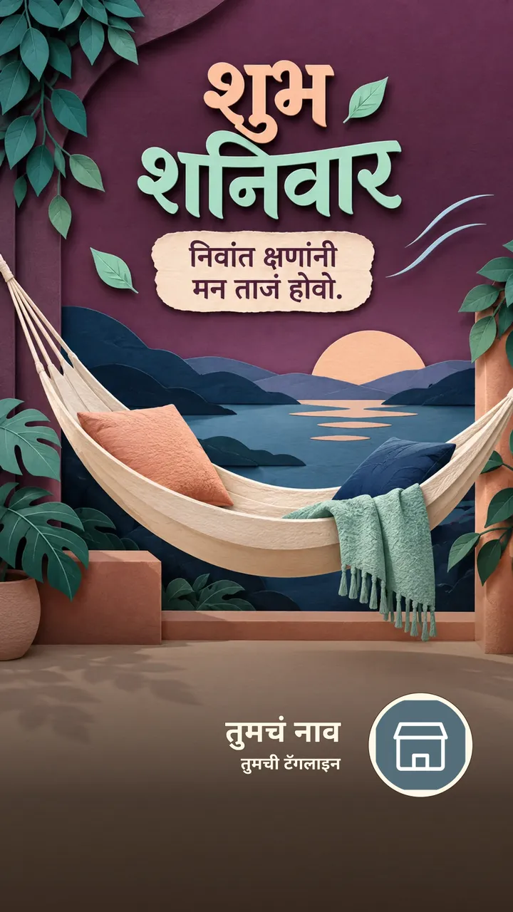 शुभ शनिवार - निवांत क्षणांनी मन ताजं होवो. - दिवसभराच्या शुभेच्छा Image, निसर्ग, आकाश
