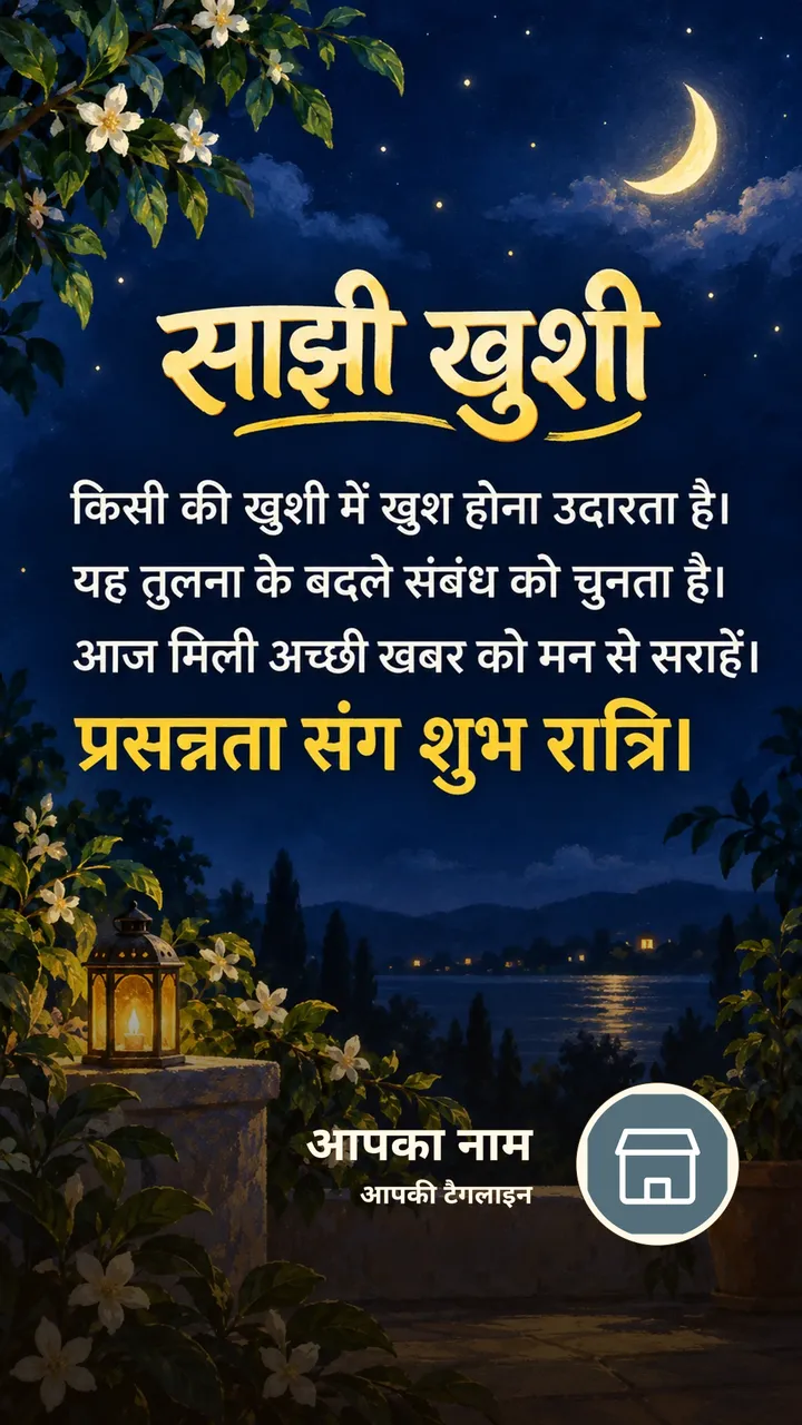 साझी खुशी - Shubh Ratri Image