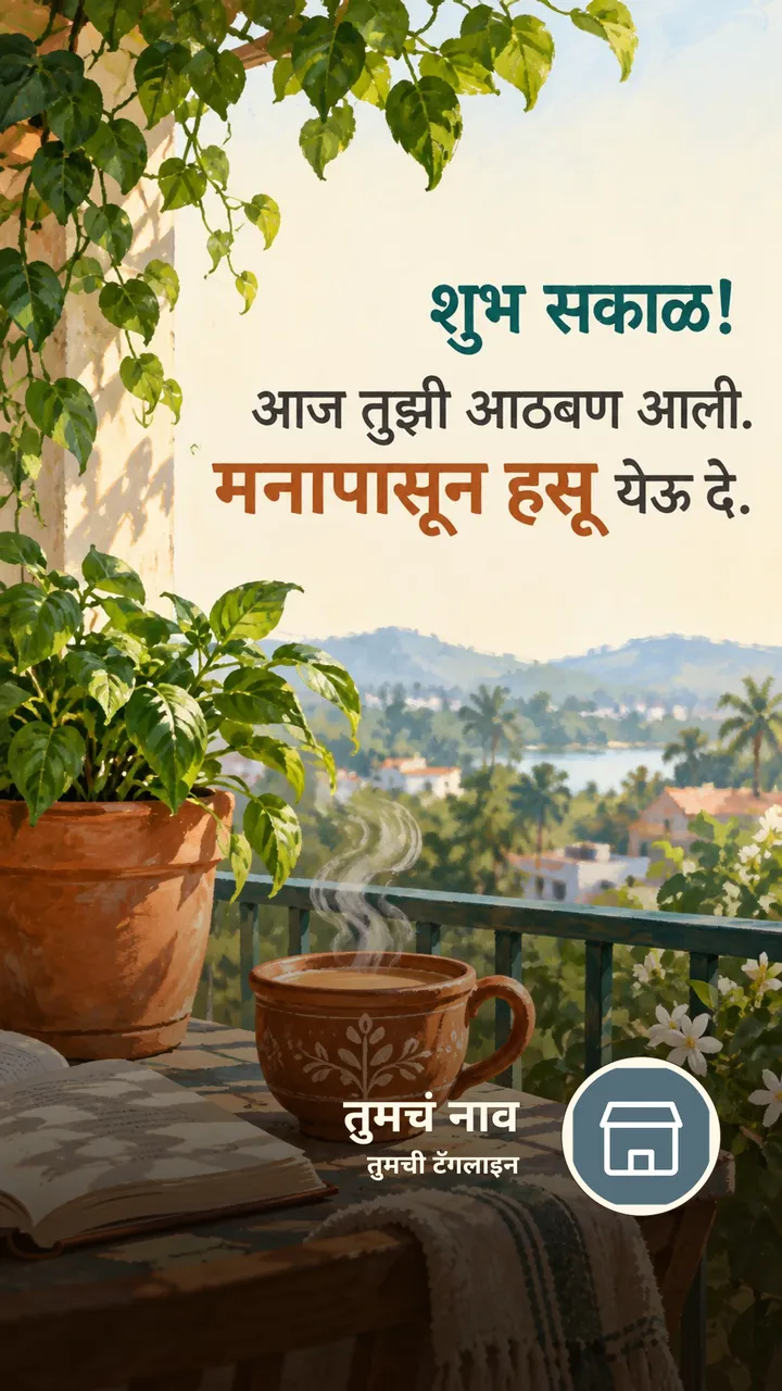 शुभ सकाळ! - आज तुझी आठवण आली. - Shubh Sakal Image, निसर्ग, कॉफी
