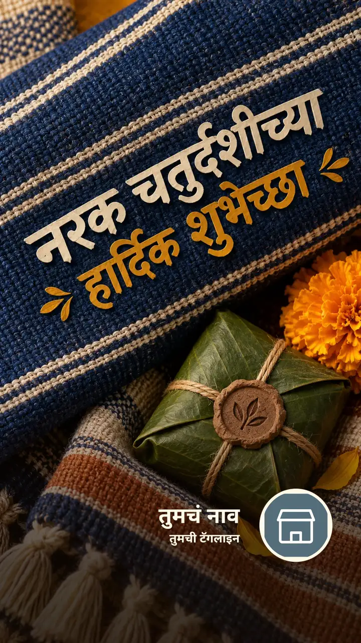 नरक चतुर्दशीच्या हार्दिक - Festival Image, फुलं, निसर्ग, दिवा
