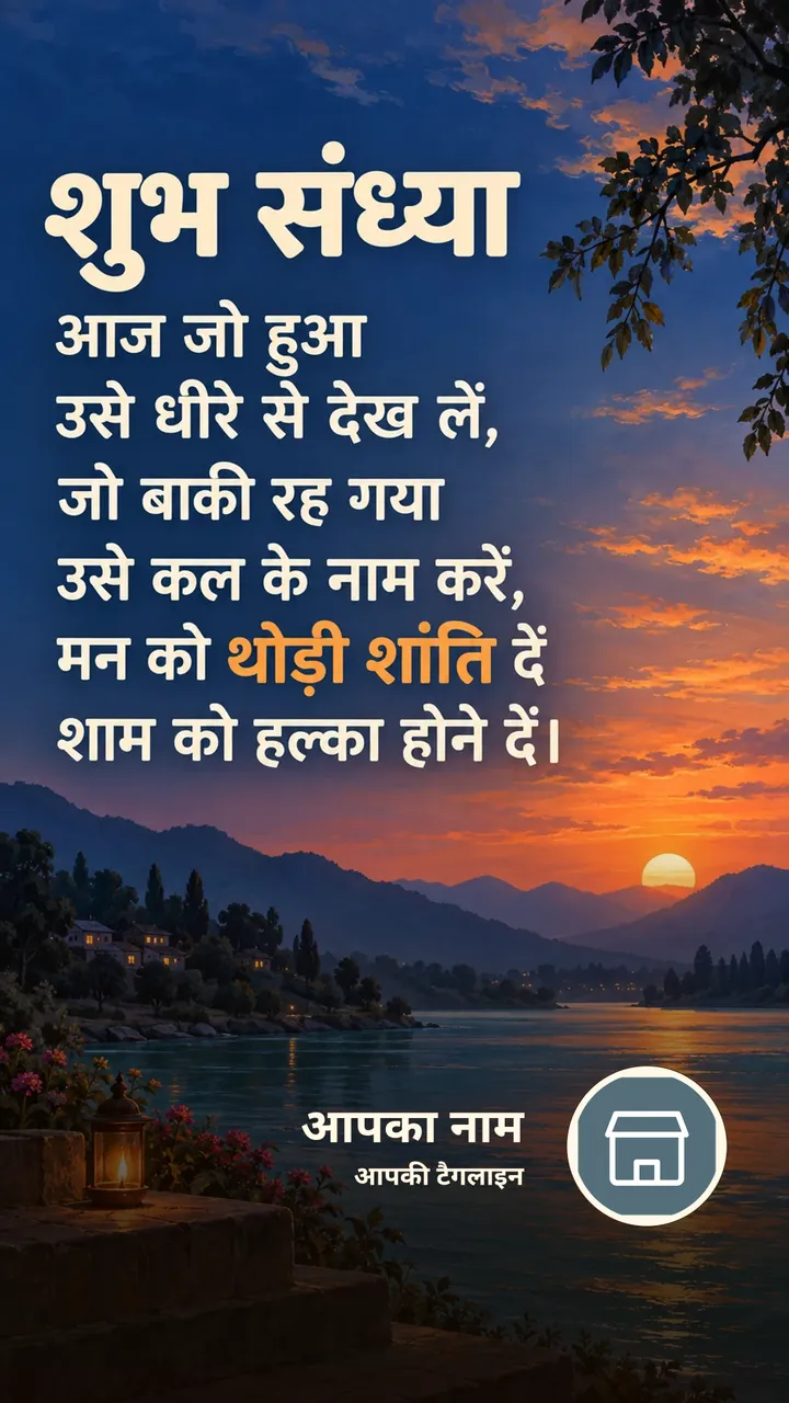 शुभ संध्या - Sandhya Image