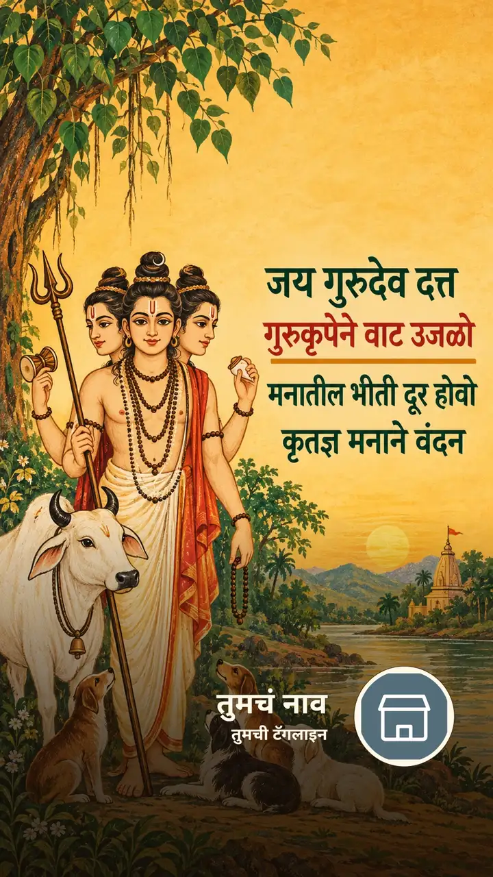जय गुरुदेव दत्त - Bhakti Image, निसर्ग, दत्तगुरू