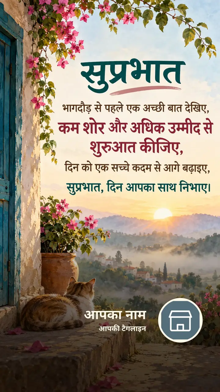 सुप्रभात - भागदौड़ से पहले एक अच्छी बात देखिए, - कम शोर और अधिक - Suprabhat Image, फूल, सूर्योदय, प्रकृति