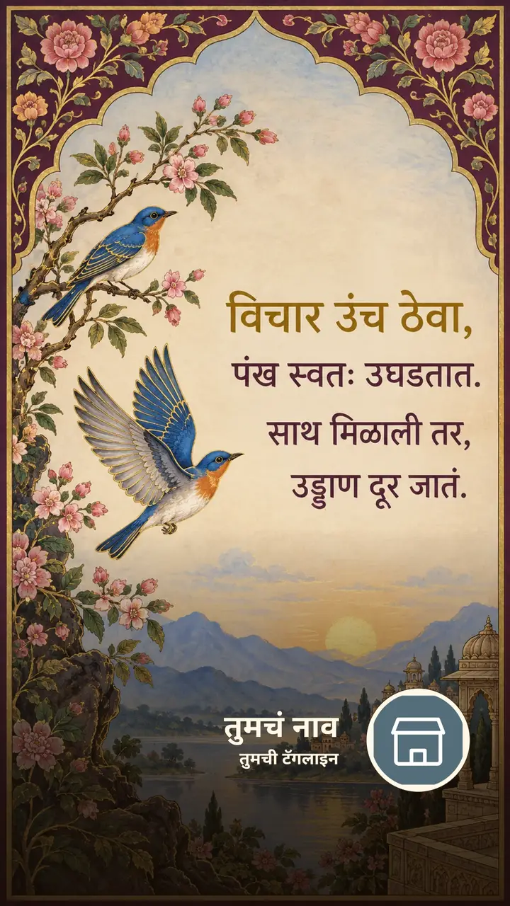 विचार उंच ठेवा, - Motivation Image, पक्षी