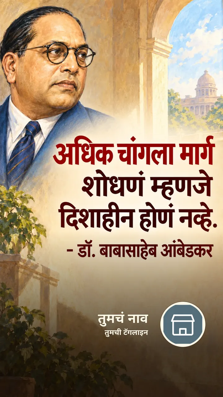 अधिक चांगला मार्ग - Suvichar Image